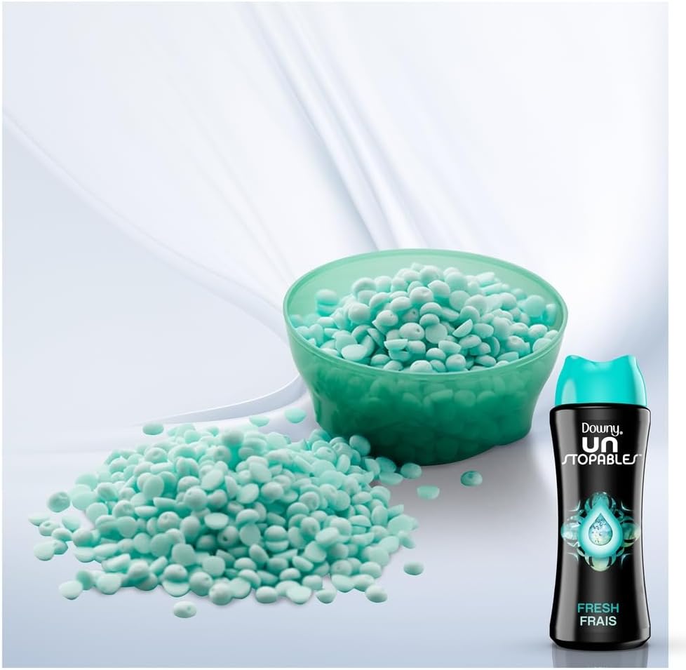 Downy Unstopables In-Wash Laundry Scent Booster Beads, Fresh, 12.2 oz (Packaging May Vary)