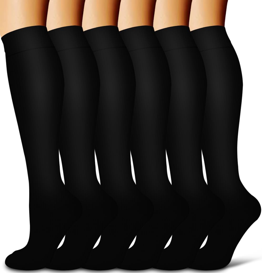 COOLOVER Compression Socks for Women and Men - Best for Circulation, Running, Athletic, Recover, Nurse, Travel