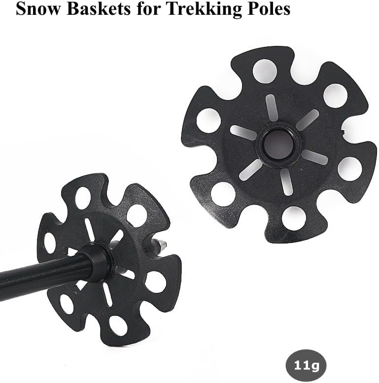 Walking Stick Tips Rubber 4pcs Trekking Pole Tips Replacement- Rubber Feet for Hiking Poles, Walking Sticks, Trekking Poles | Rubber Tip for Walking Sticks Hiking Trekking Poles Boot Tips Rubber Feet