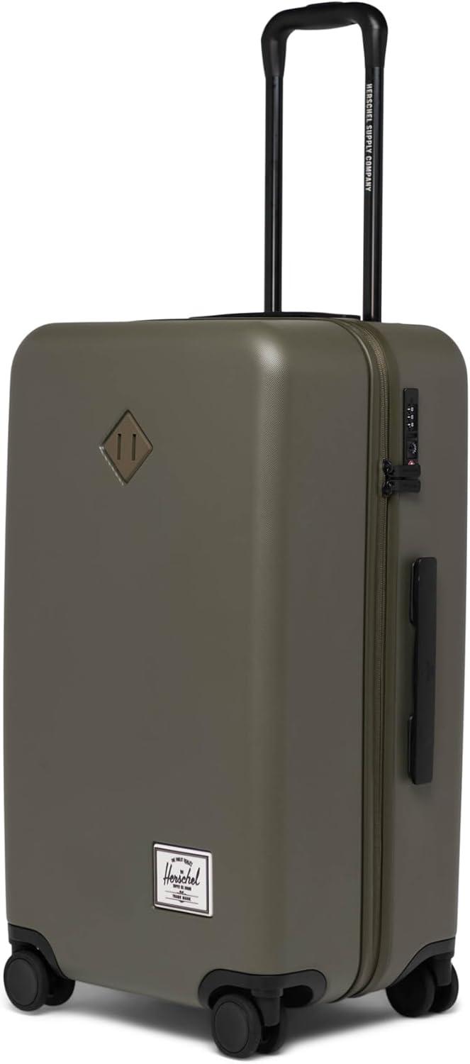 Herschel Supply Co. Unisex Heritage Hardshell Luggage, Ivy Green, Medium - 27 inch