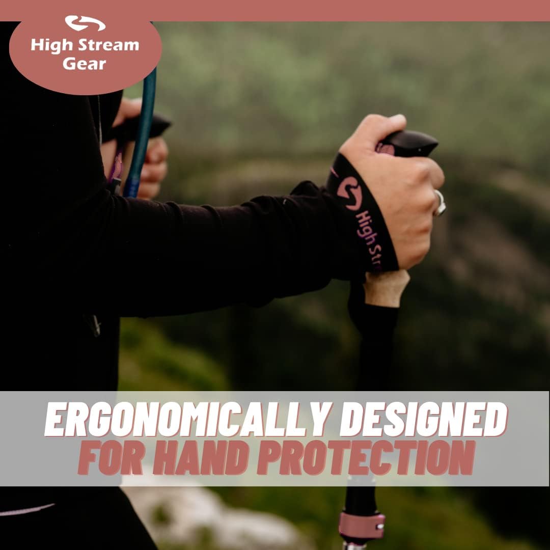 Walking Sticks for Men & Women - 14.5" Foldable Hiking Poles for Backpacking, Exercising and Traveling, Set of 2 Aluminum Nordic Collapsible Trekking Poles