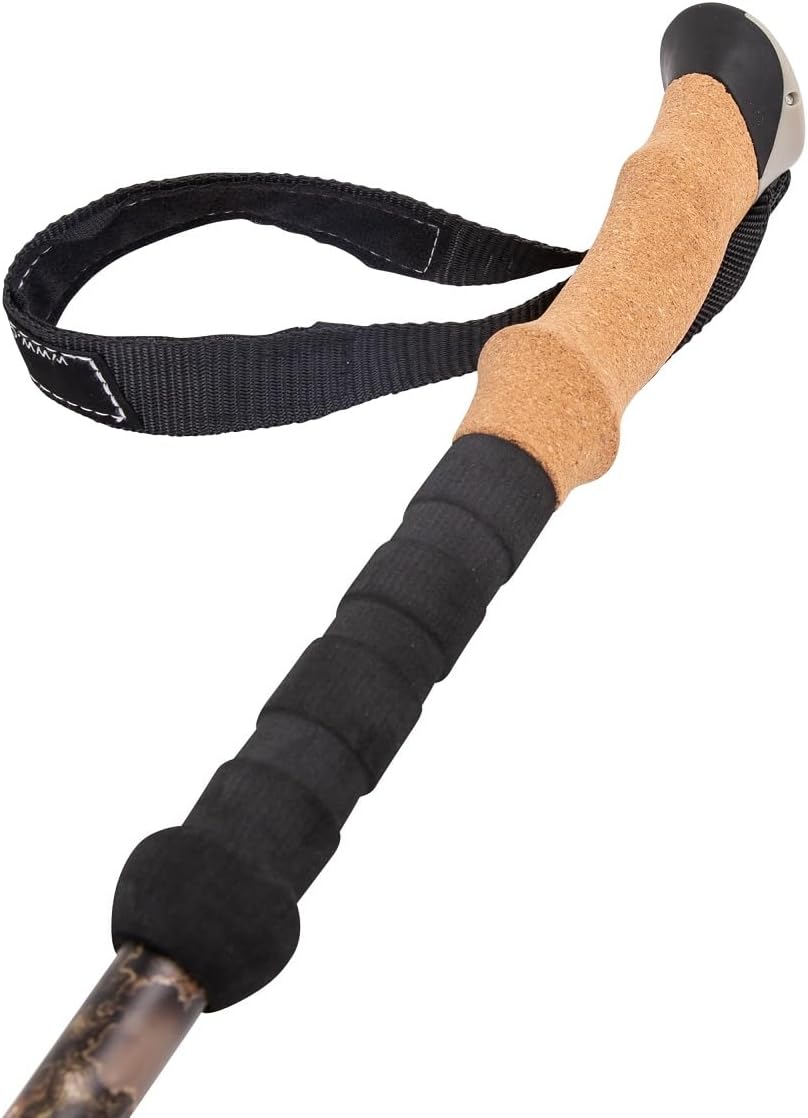 Cascade Mountain Tech Trekking Poles - Carbon Fiber Walking or Hiking Sticks with Quick Adjustable Locks