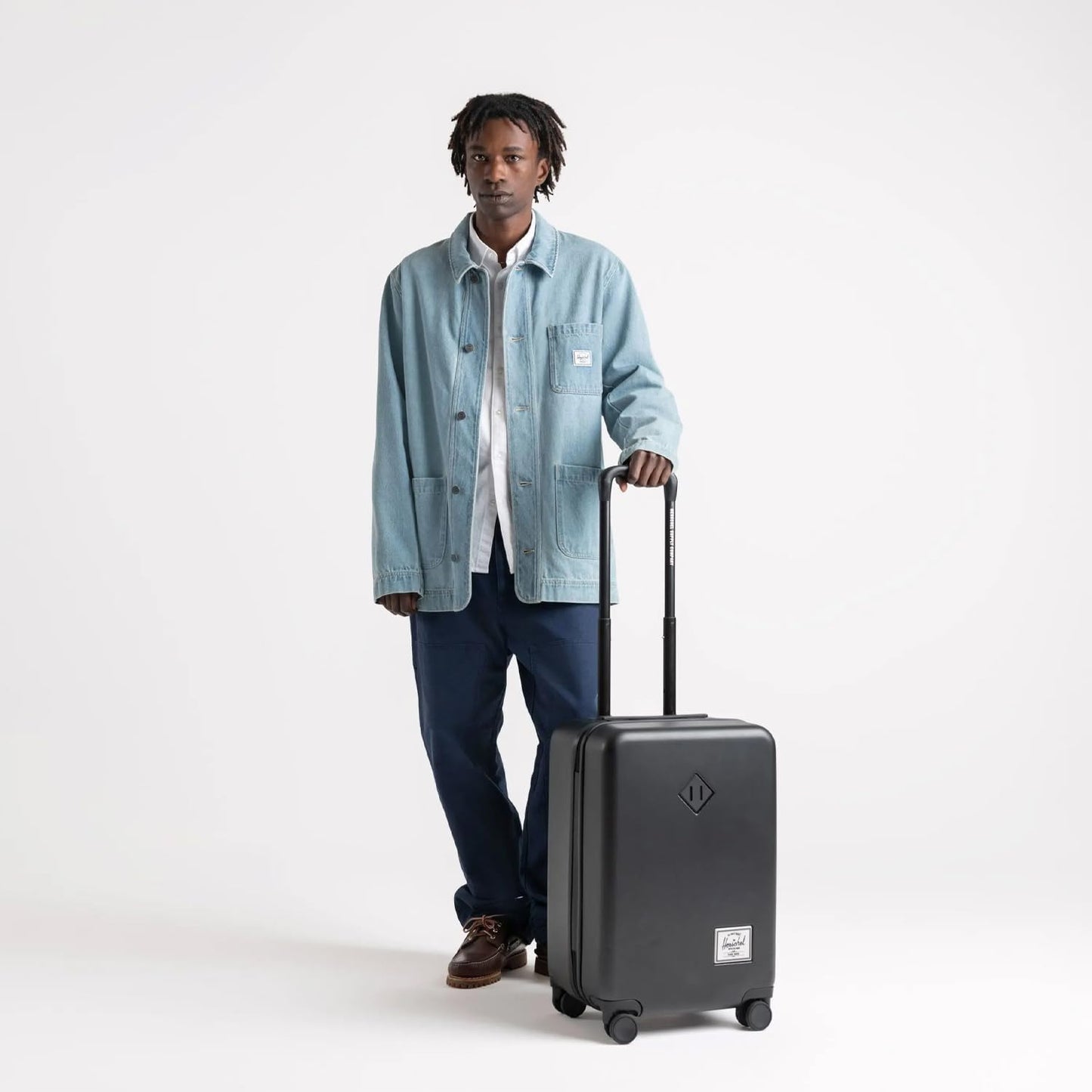 Herschel Supply Co. Unisex, Herschel Heritage Hardshell Large CarryOn Luggage, Black Gradient, One Size