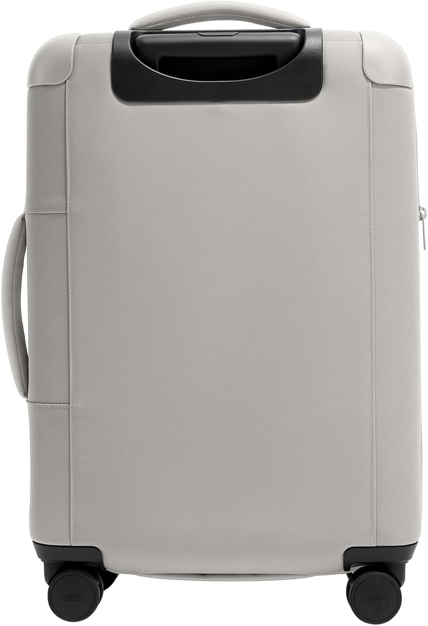 Away Softside Bigger Carry-On Suitcase, 23 Inch Lightweight, Expandable High-Strength Nylon Luggage With Spinner Wheels, Meets Requirements for Most Major Airlines, Cloud Gray
