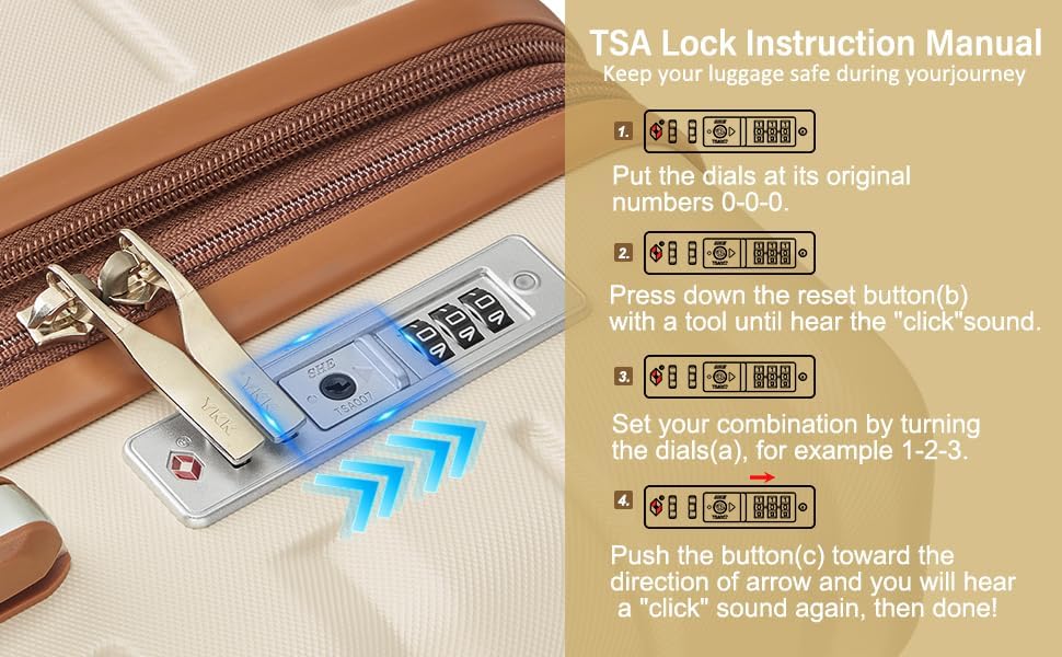 Carry On Luggage Sets,20 Inch Carry-on Suitcase with Spinner Wheels,PC+ABS Lightweight Hardshell with TSA lock,Airline Approved YKK Zippers (black)