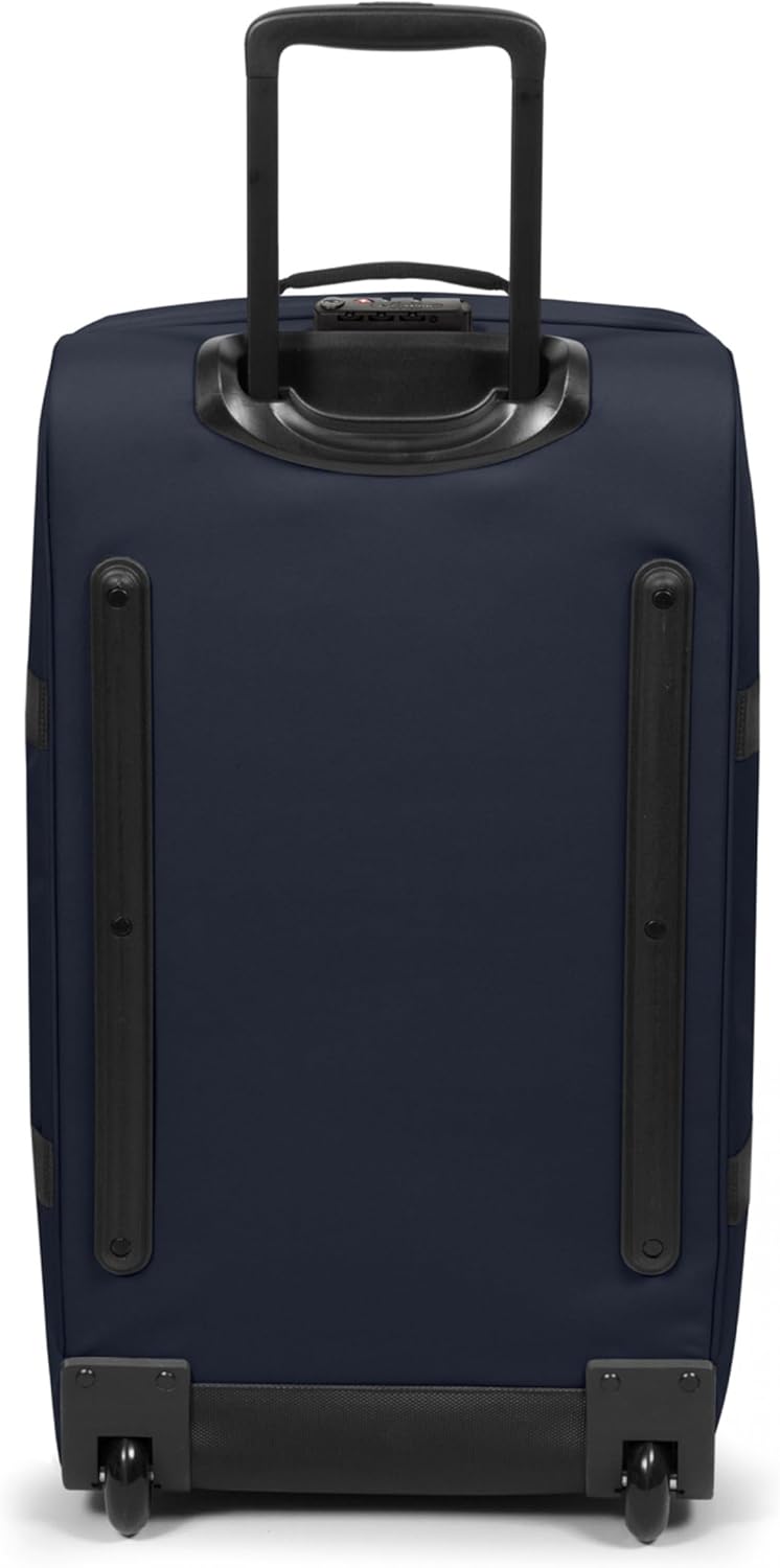 EASTPAK Tranverz M – 78L Large Wheeled Luggage with Dual Compartments, TSA Lock, Compression Straps & Smooth-Wheeling System, Ultra Marine
