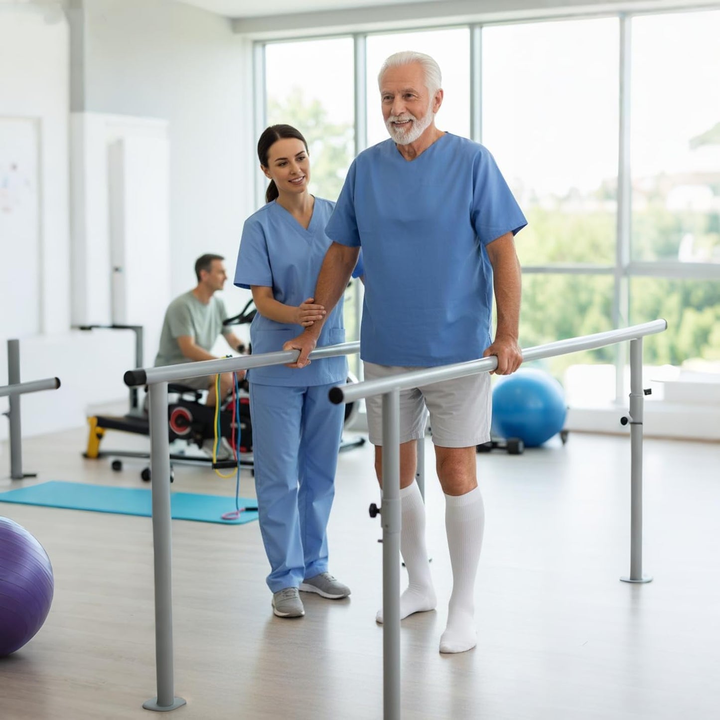 Graduated Compression Socks for Women&Men 20-30mmhg Knee High Socks Travel Hiking Running Stocking