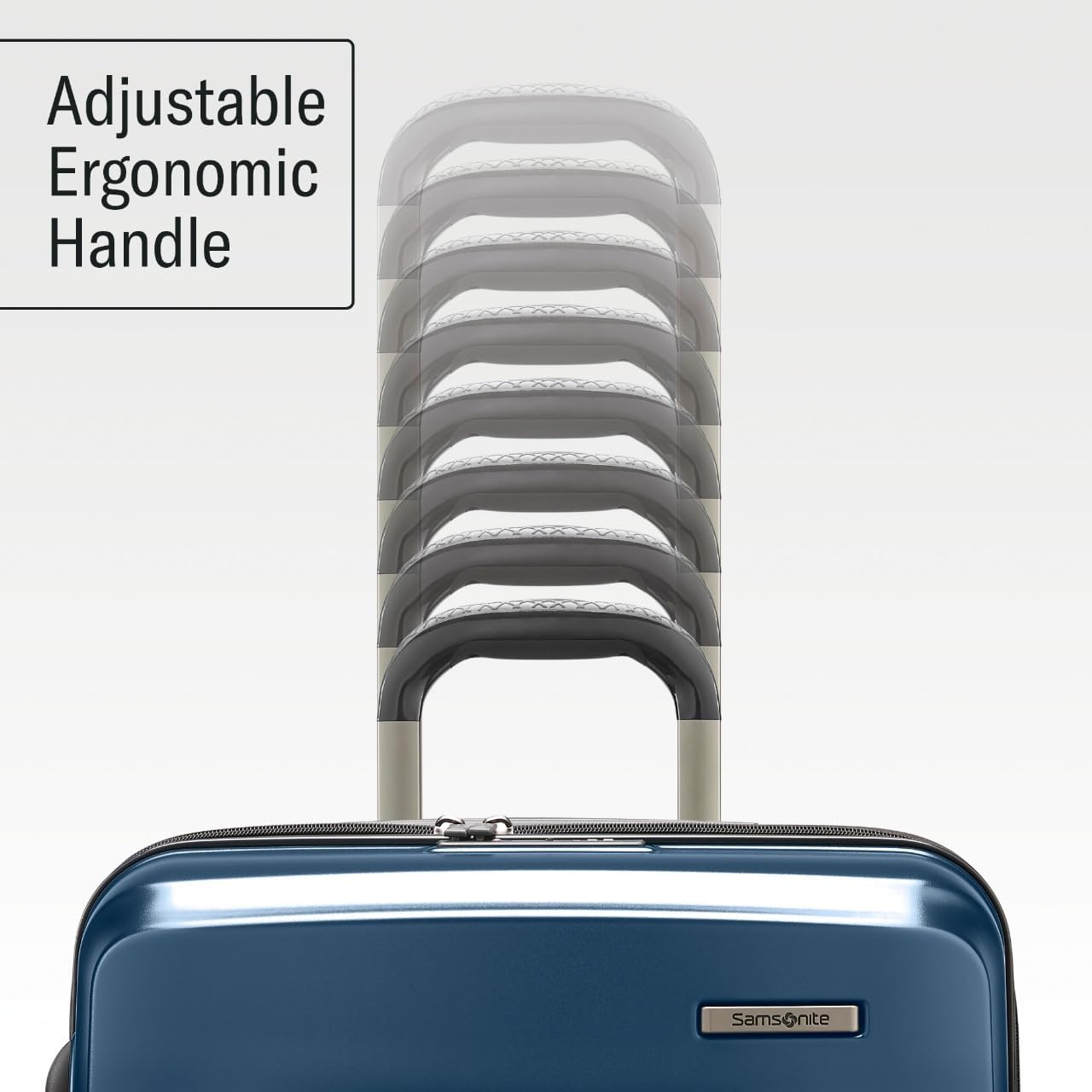 Samsonite Octiv Lightweight Hardshell 28-Inch Large Checked Luggage - Durable & Impact Resistant, 360° Aero Trac Spinner Wheels, Adjustable Telescopic Handle, Expandable, TSA Approved Lock - Blue