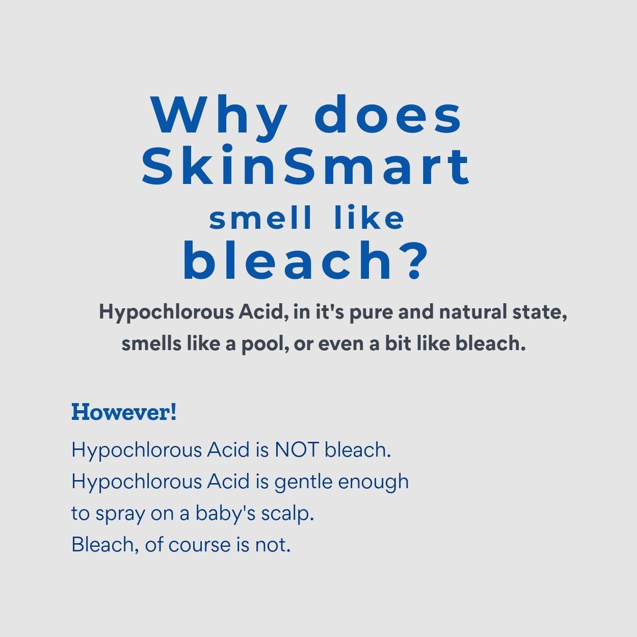 SkinSmart Antimicrobial Wound Therapy, Hypochlorous Acid Safely Removes Bacteria so Wounds Can Heal, 8 Ounce Clear Spray