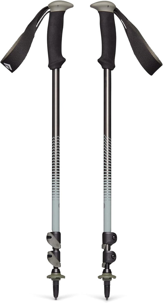 BLACK DIAMOND Trail Back Trekking Poles (Pair) | Durable Aluminum | FlickLock Adjustability | Comfortable Grips for Hiking & Backpacking