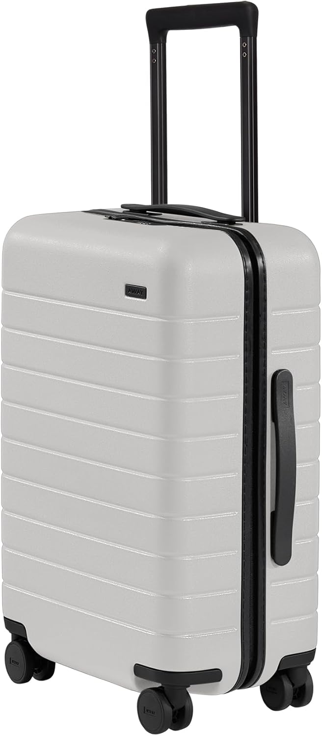Away Carry-On Luggage, Lightweight Hardside Suitcase with Spinner Wheels, 22 Inch Airline Approved, TSA Lock, Cloud Gray