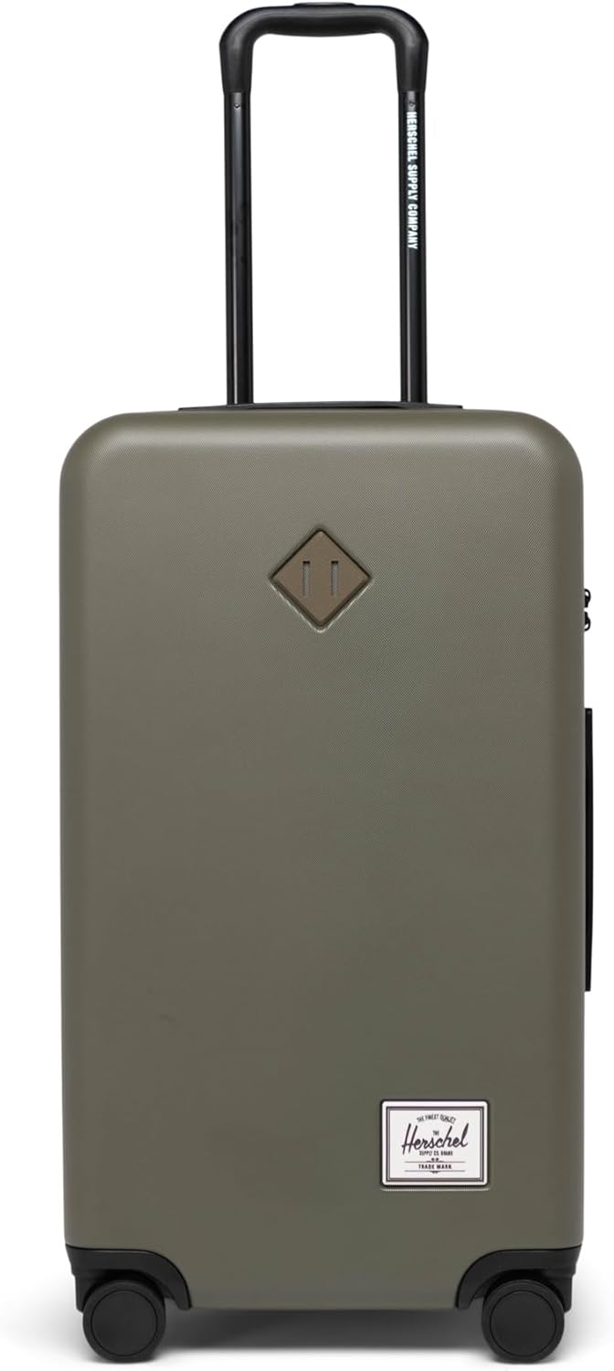 Herschel Supply Co. Unisex Heritage Hardshell Luggage, Ivy Green, Medium - 27 inch