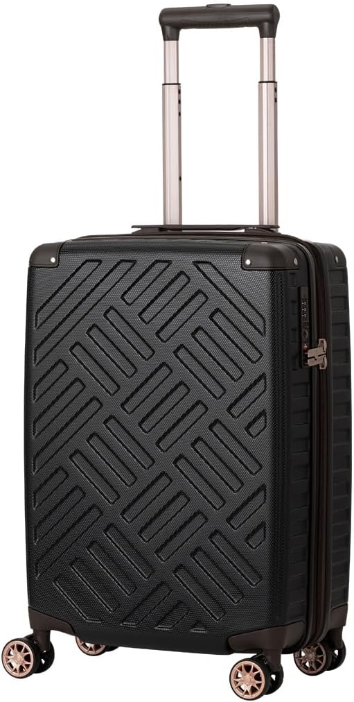 LEGEND WALKER DECK Hardside Expandable Luggage, 19 inch, Carry-on, Black, 5514-49-BK