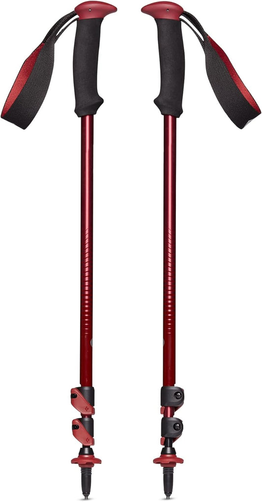 BLACK DIAMOND Trail Back Trekking Poles (Pair) | Durable Aluminum | FlickLock Adjustability | Comfortable Grips for Hiking & Backpacking