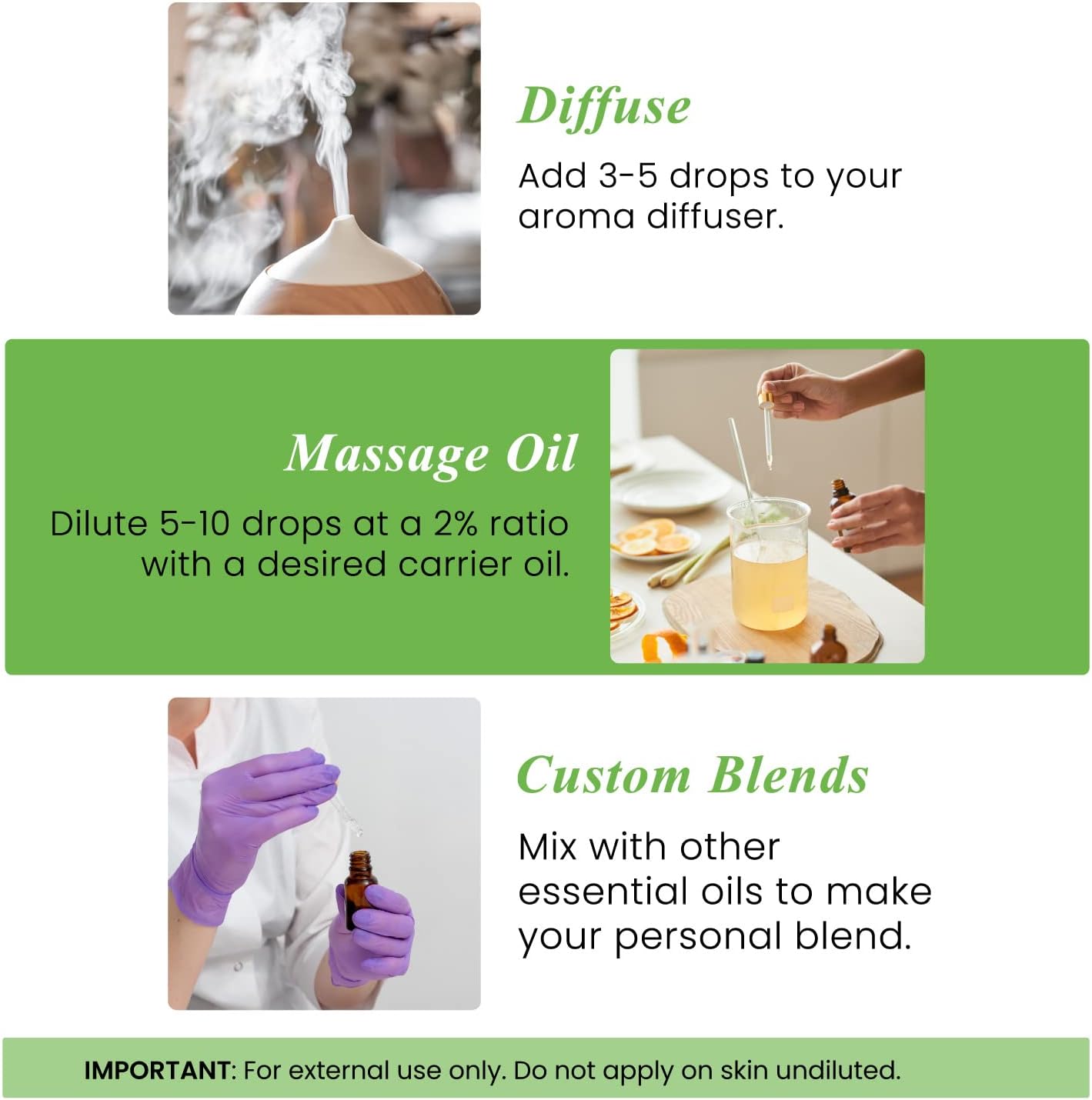 Handcraft Blends Peppermint Essential Oil – 0.33 Fl Oz – 100% Pure and Natural – Premium Grade Essential Oil for Diffuser and Aromatherapy, Skin, Massage, Candle and Soap Making Fragrance