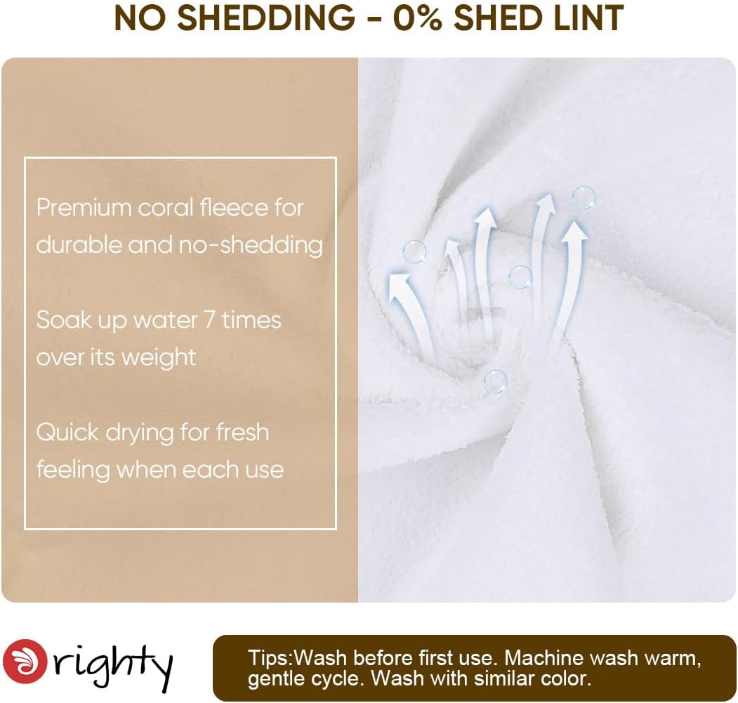 Orighty Washcloths 48 Pack, Ultra Soft Face Cloths 12 x 12 inch, Absorbent & Quick Drying Coral Velvet Washcloth Bulk, Multi-Purpose Face Cloth for Household, Cleansing and Sport (White)