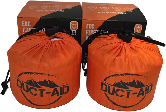 Compact First Aid Kit, Medical Grade Adhesive, Emergency Response Kit, 1 Pound (Full Kit, 2, Count)