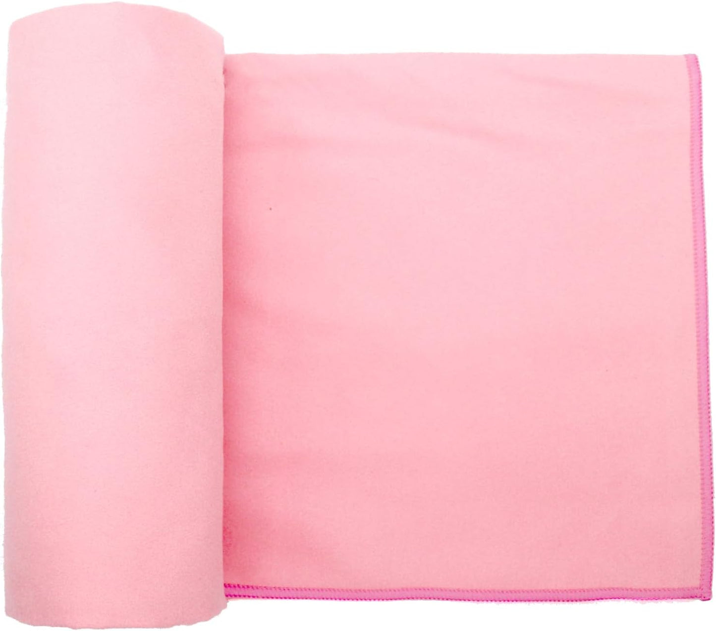 Eunzel Hot Yoga Towel Non Slip Yoga Mat Towel Non-Slip Sweat Absorbent Microfiber Towel for Hot Yoga, Pilates and Workout 72" x 26.5", Pink