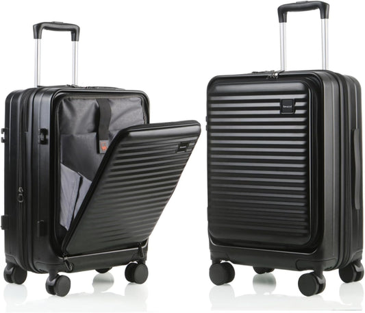 Carry On Luggage Airline Approved, 20 Inch Expandable PC Hardside Lightweight Suitcases with Spinner Wheels and TSA Lock