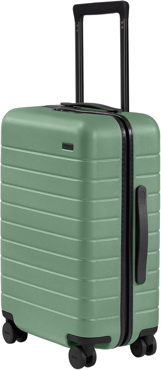 Away Carry-On Luggage, Lightweight Hardside Suitcase with Spinner Wheels, 22 Inch Airline Approved, TSA Lock, Sea Green