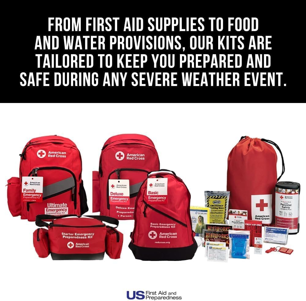American Red Cross Officially Licensed Product, First Aid Kit for One Person, 13 Piece Emergency Medical Supplies to Clean and Treat Minor Injuries