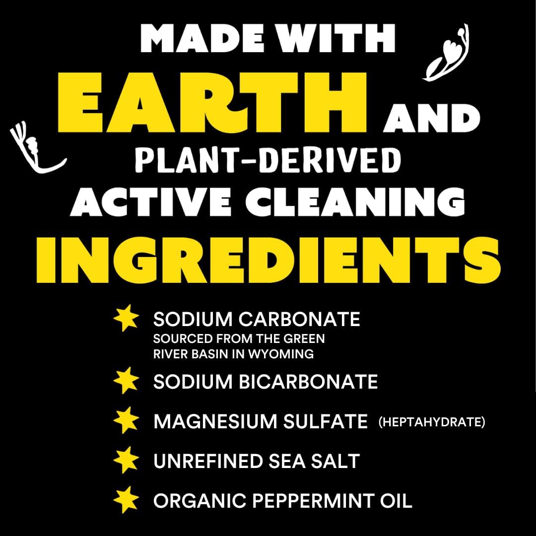 Molly's Suds Original Laundry Detergent Powder | Clean Laundry Detergent Powder for Sensitive Skin | Simple, Effective Ingredients, Stain Fighting | 240 Load (Peppermint)