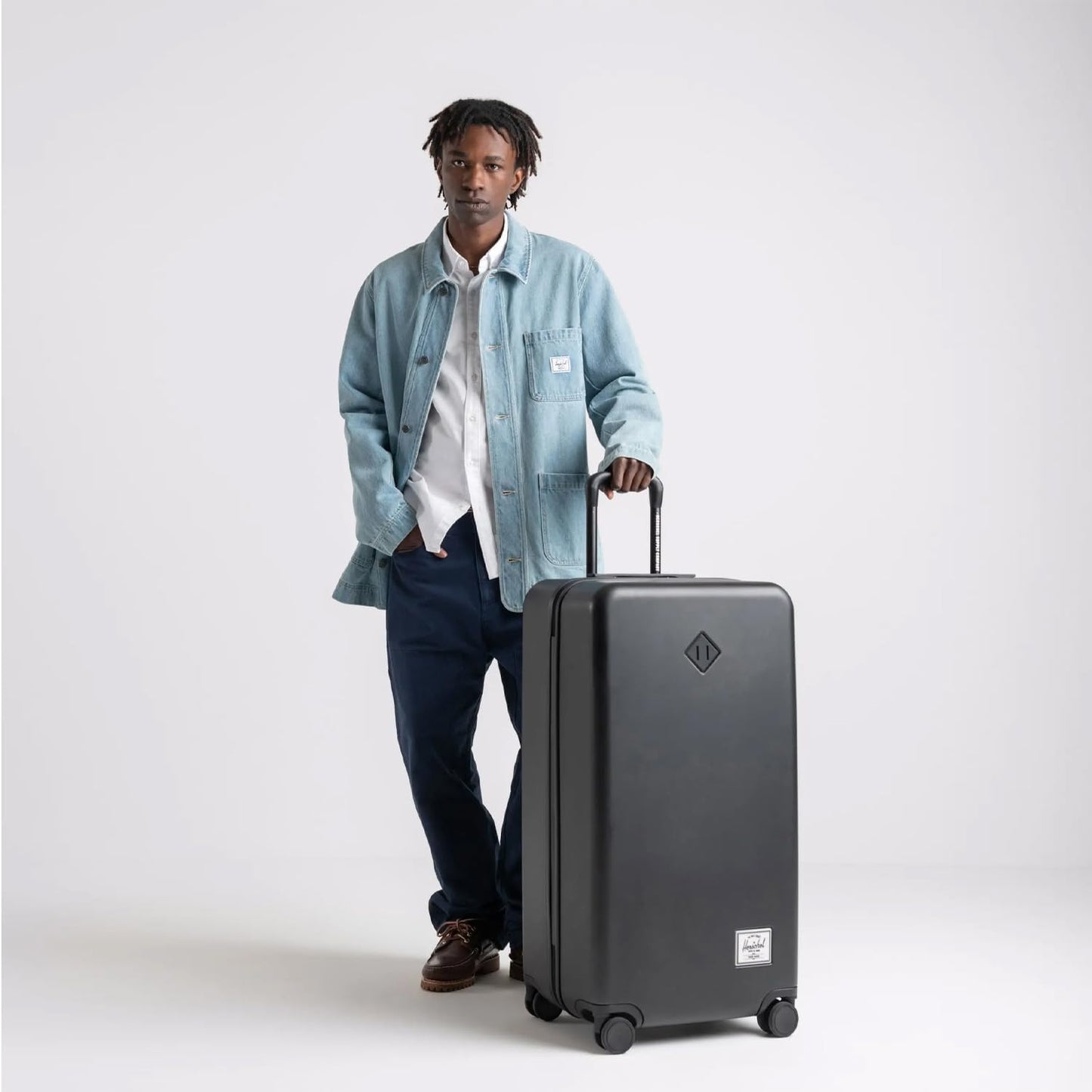 Herschel Supply Co. Unisex Heritage Hardshell Luggage, Ivy Green, Large - 32 Inch