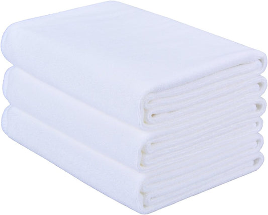 HOPESHINE Gyms Towels for Men & Women Microfiber Exercise Fitness Home Absorbent Sweat Yoga Towels Sports Towels Soft Fast Drying 16inch x32inch 3-Pack