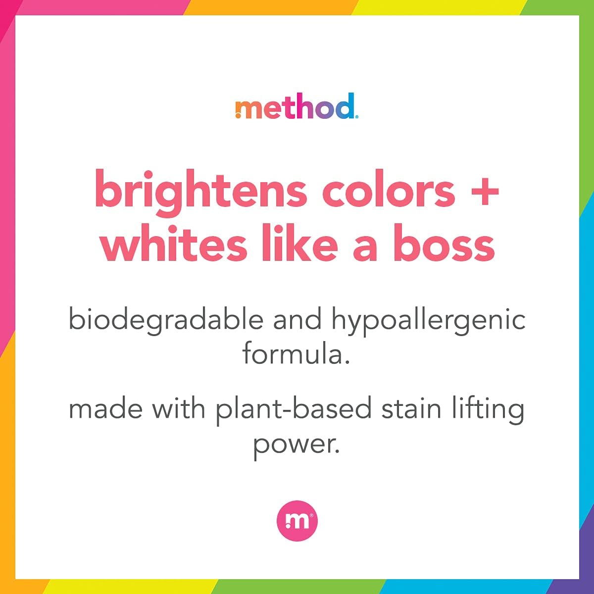 Method Liquid Laundry Detergent, Fresh Air, 66 Loads Per Bottle, Stain Remover, 53.5 Fl Oz (Pack of 1)