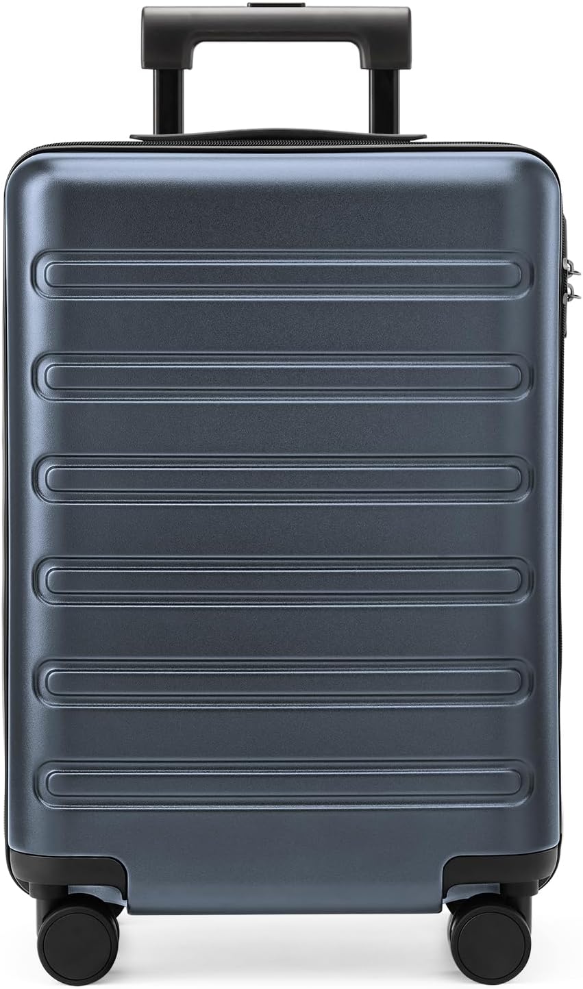 NINETYGO Large Checked Luggage 28 Inch, Checking In Luggage with Smooth Spinner Wheels, Expandable, Hard Shell PC+ABS Suitcase, Lightweight Travel Luggage, TSA Approved (Grey, Andes)