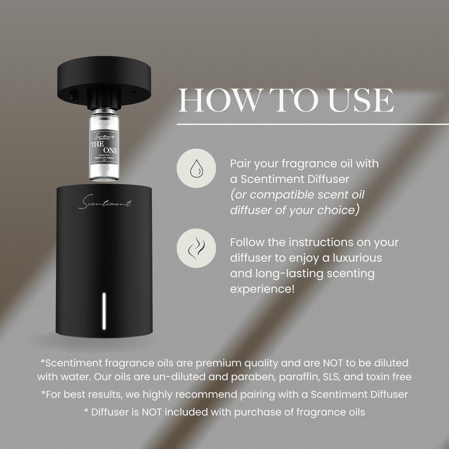 Scentiment Diffuser Oil - Secret Desires | Aromatherapy Fragrance | Inspired by 5-Star Hotels | Notes of Lemon Crème, Vanilla, Raspberry, Pomegranate & Peony (20 mL)