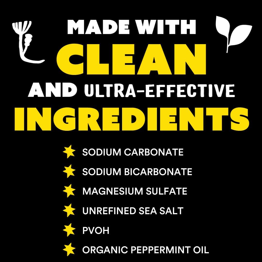 Molly's Suds Laundry Detergent Pods | Clean Detergent for Sensitive Skin | Ultra Concentrated and Stain Fighting | Peppermint - 60 Count