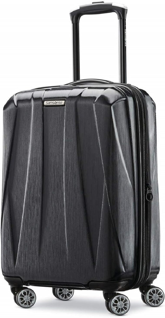 Samsonite Centric 2 Hardside Expandable Luggage with Spinner Wheels, Black, Carry-On 20-Inch