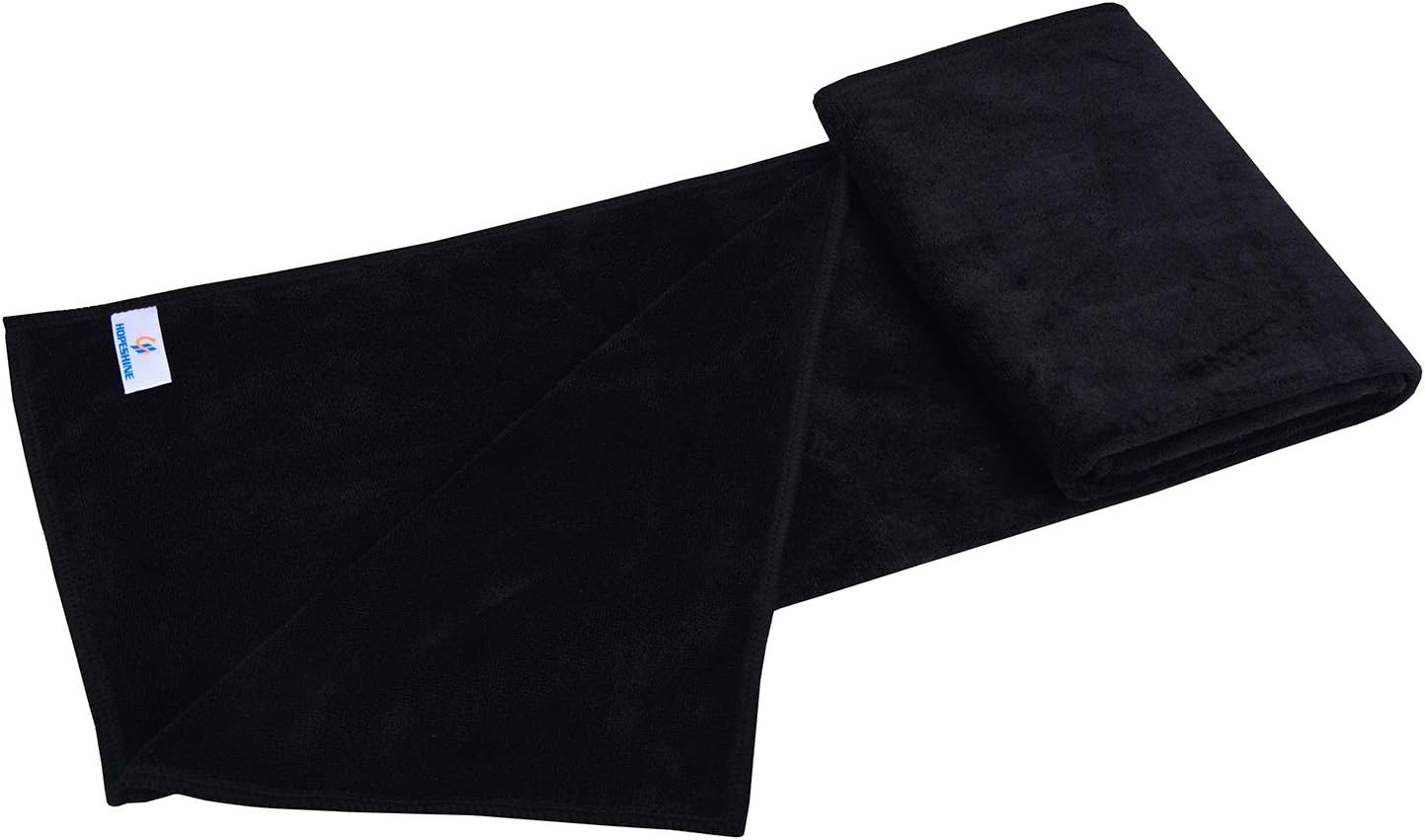 HOPESHINE Gyms Towels for Men & Women Microfiber Exercise Fitness Home Absorbent Sweat Yoga Towels Sports Towels Soft Fast Drying 16inch x32inch 3-Pack