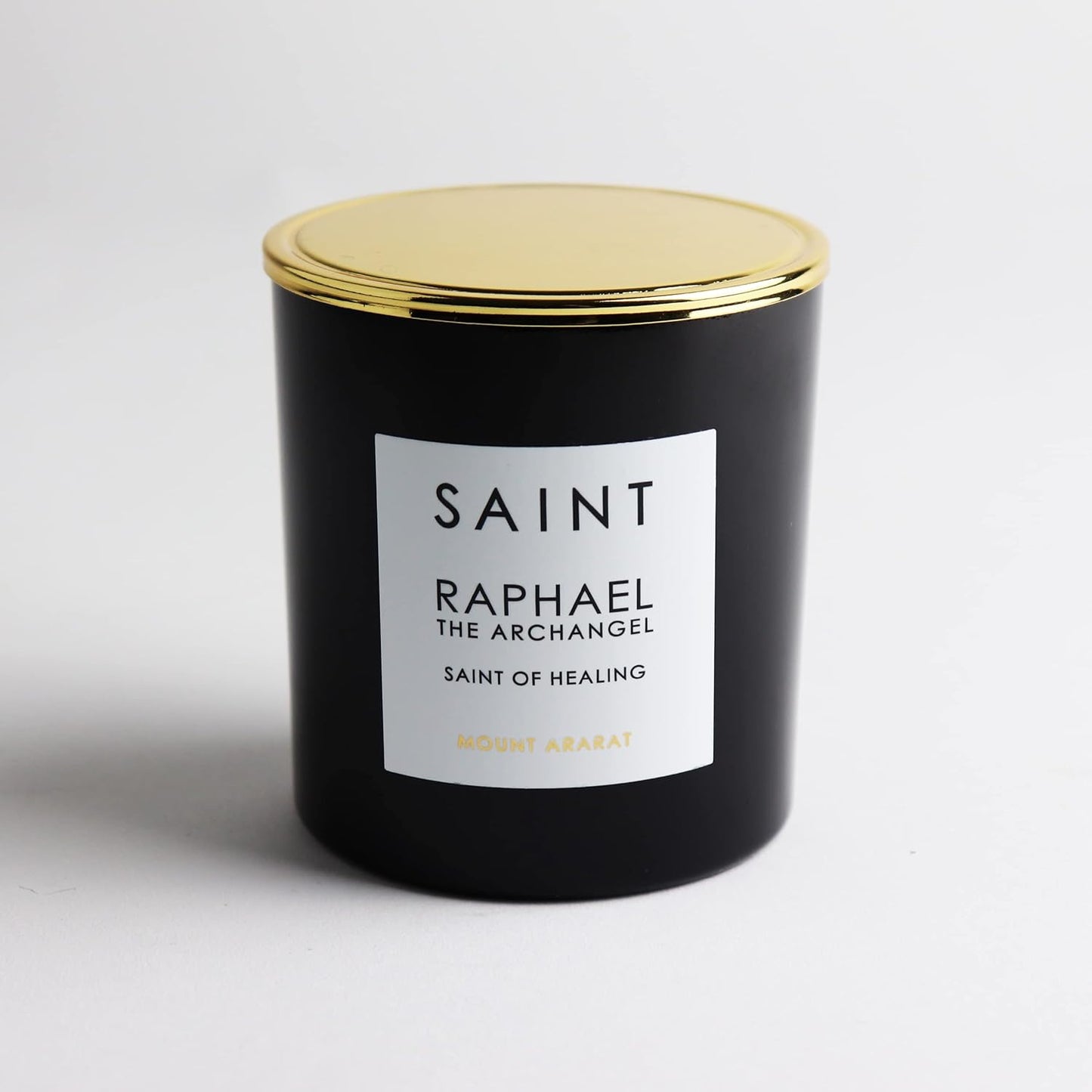 SAINT Raphael The Archangel Scented Candle with Prayer and Prayer Coin, Soy Coconut Aromatherapy Candle with 50 Hour Burn Time