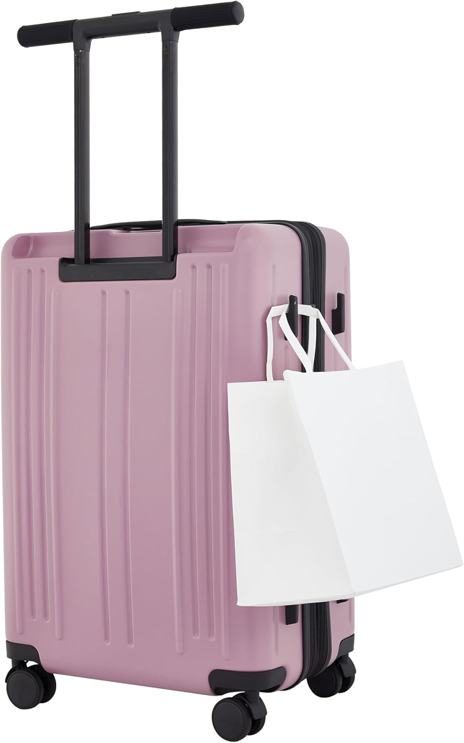 Scotch & Soda Eindhoven Wing-On Expandable Luggage, Cadillac Pink, 3 Piece Set