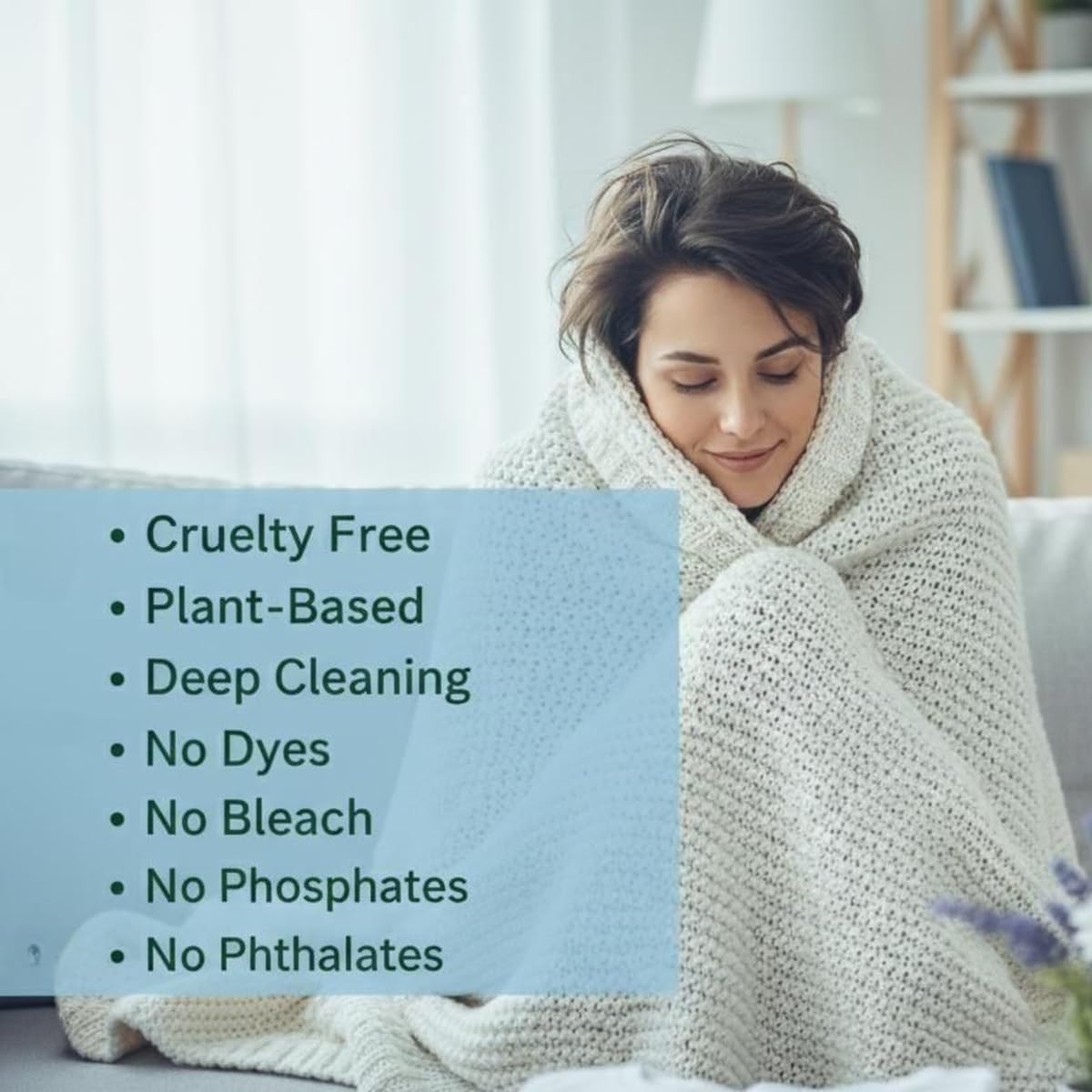 Laundry Detergent Sheets - Pre-Cut Fragrance Free Sheets for Freshness - 100% Natural Plant-Based Formula - Eco Friendly, Lightweight, Travel Ready - Up to 60 Loads in Compact Packaging