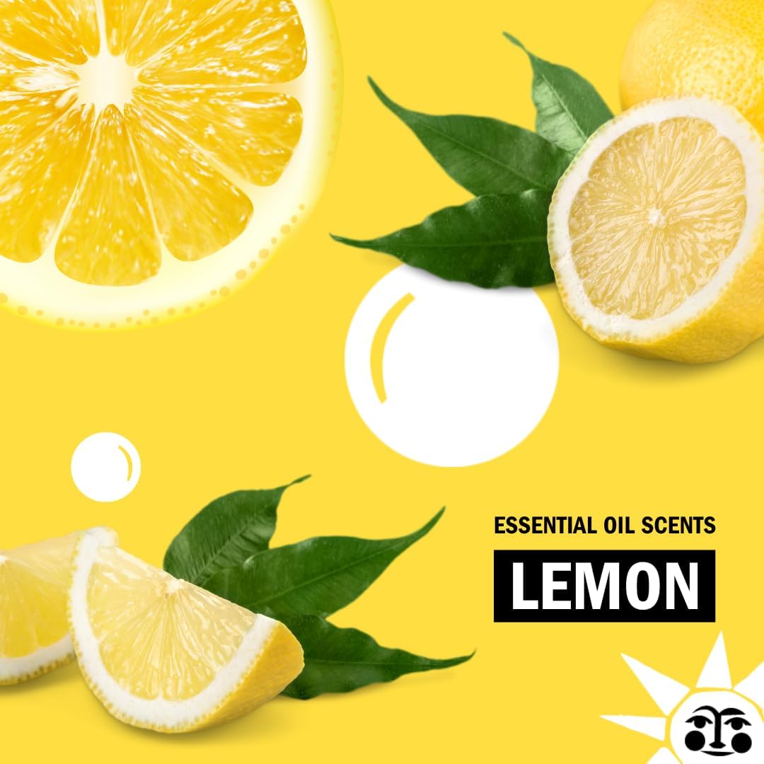 Molly's Suds Oxygen Whitener | Powerful Bleach Alternative, Chlorine Free & Color Safe | Brightens Whites and Removes Stains (Pure Lemon Essential Oil - 158 oz)