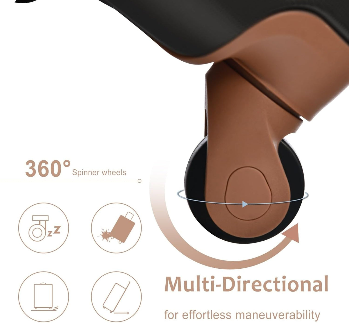 Merax 20 Inch Carry On Luggage Airline Approved, Hardshell ABS Suitcase with Spinner Wheels, TSA Lock, Lightweight Travel Luggage for Business Trips & Weekend Getaways