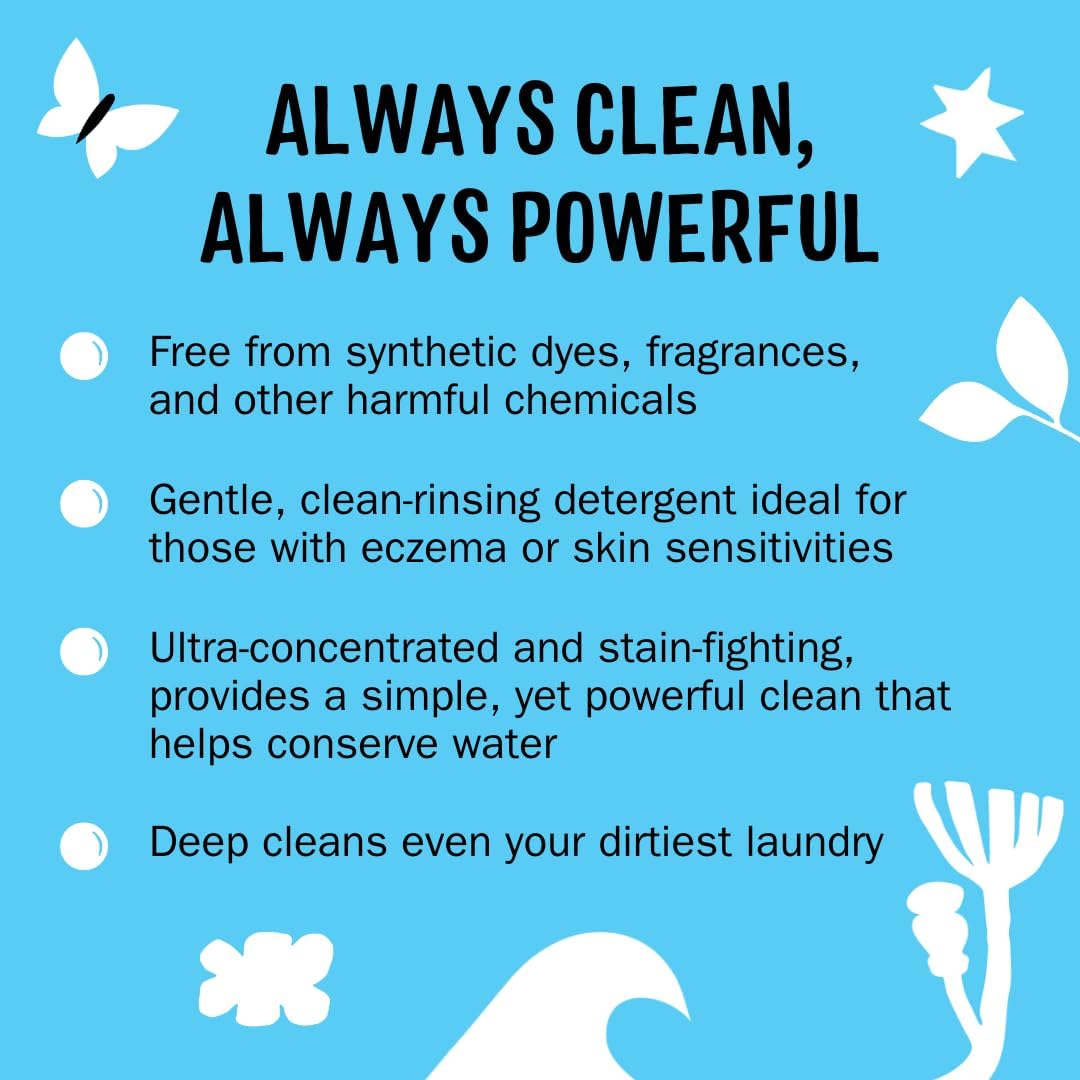 Molly's Suds Laundry Detergent Pods | Clean Detergent for Sensitive Skin | Ultra Concentrated and Stain Fighting | Peppermint - 120 Count (Value Pack)