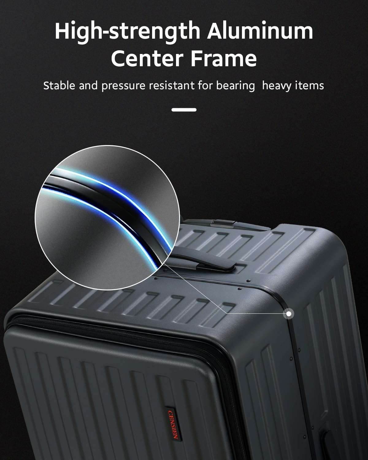 Luggage Sets 2 Pieces, 20 Inch Carry On Luggage and 29 Inch Checked Luggage with Spinner Wheels, Lightweight ABS+PC Hardshell Trunk Suitcases with Aluminum Frame, Top Opening (Black, 20/29)