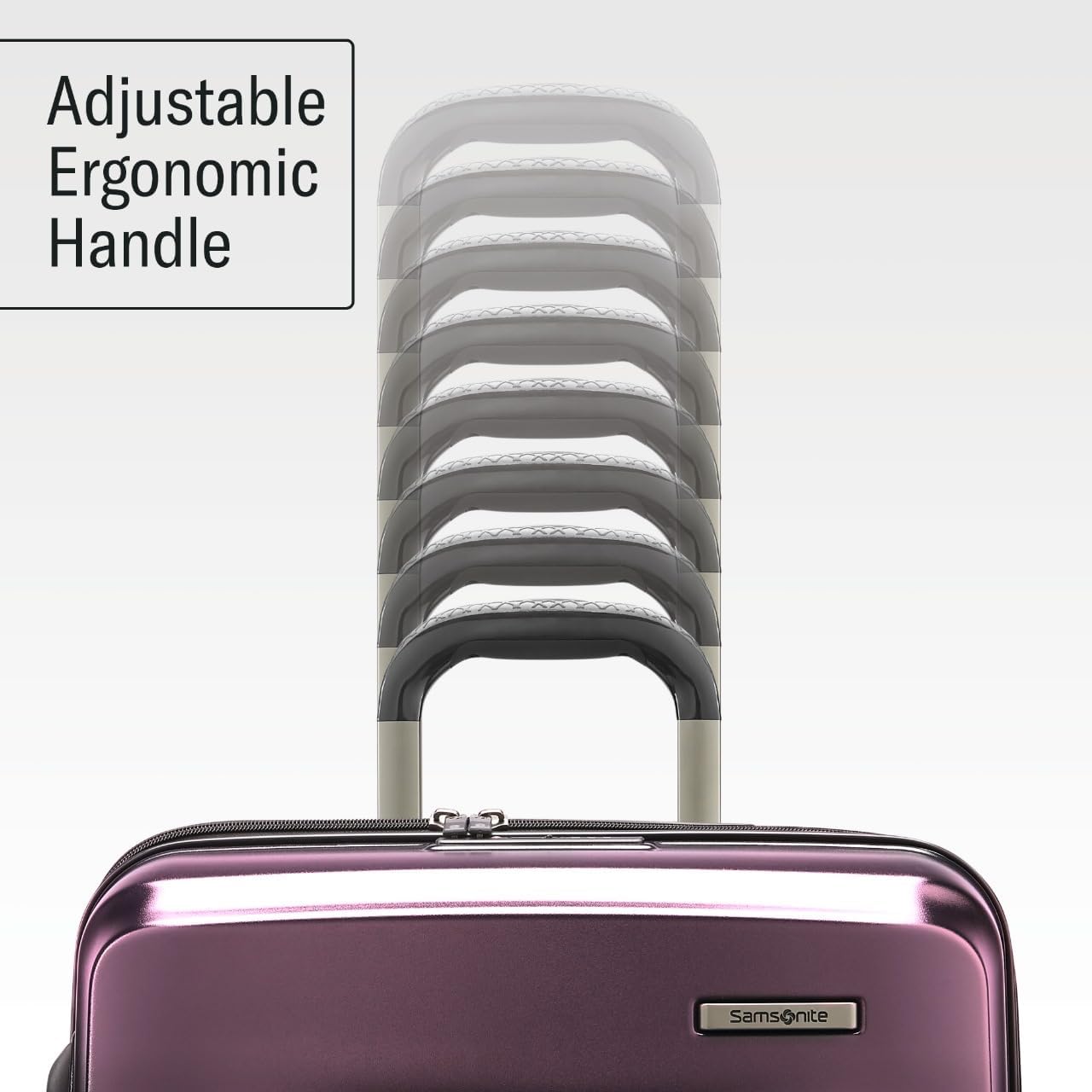 Samsonite Octiv Lightweight Hardshell 28-Inch Large Checked Luggage - Durable & Impact Resistant, 360° Aero Trac Spinner Wheels, Adjustable Telescopic Handle, Expandable, TSA Approved Lock - Purple