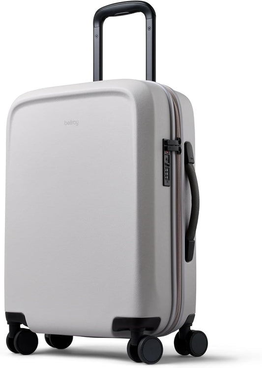 Bellroy Transit Carry-On Plus (46L carry-on luggage, with hard shell and removable packing cells) - Chalk
