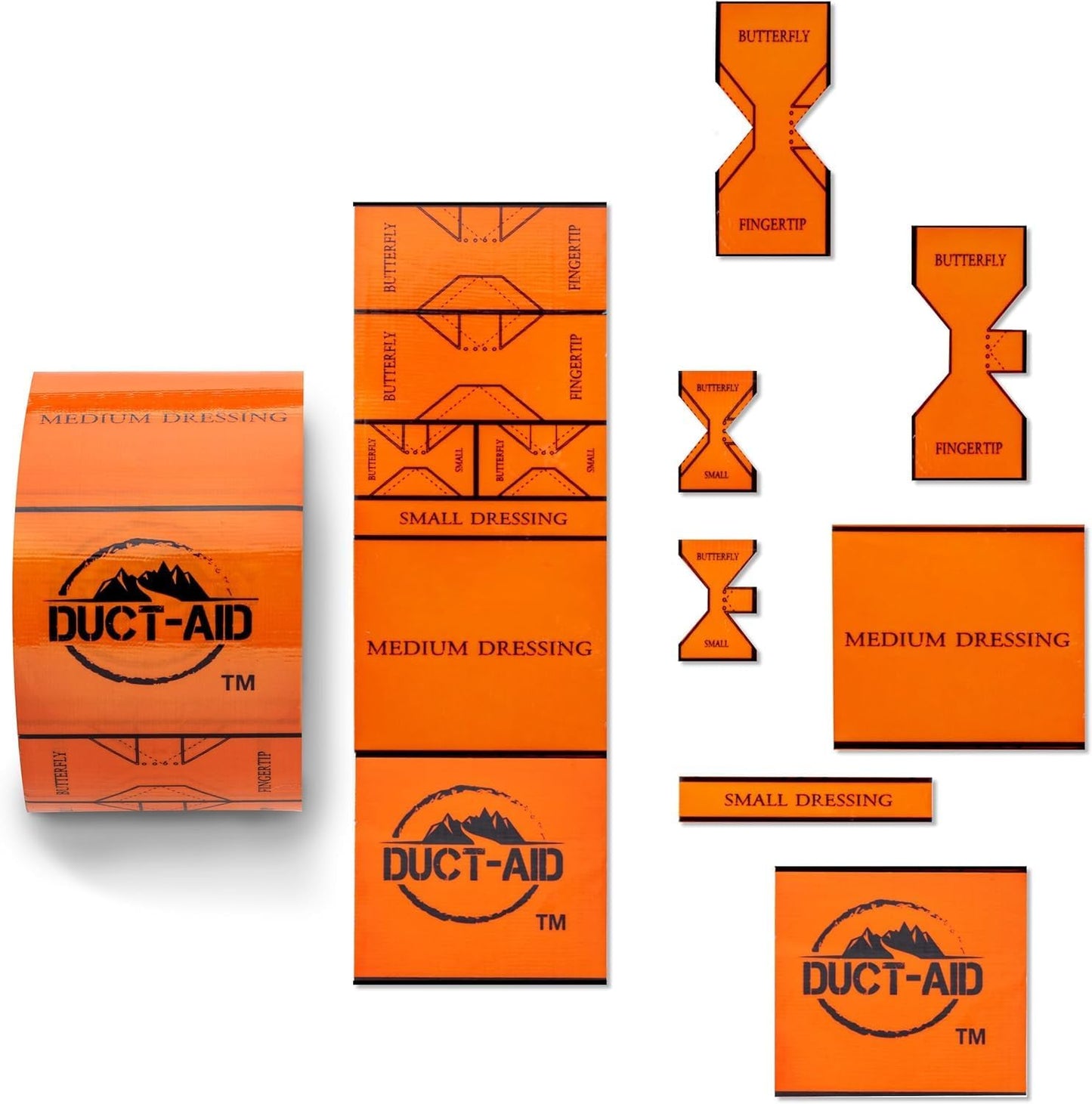 Compact First Aid Kit, Medical Grade Adhesive, Emergency Response Kit, 10 Feet of Medical Tape (10 Feet of Medical Tape, 4, Count)