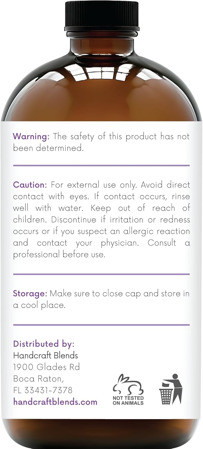 Handcraft Blends Lavender Essential Oil in Glass Bottle – Huge 16 Fl Oz – 100% Pure and Natural – Premium Grade Oil for Diffuser and Aromatherapy, Skin, Massage, Candle and Soap Making Fragrance