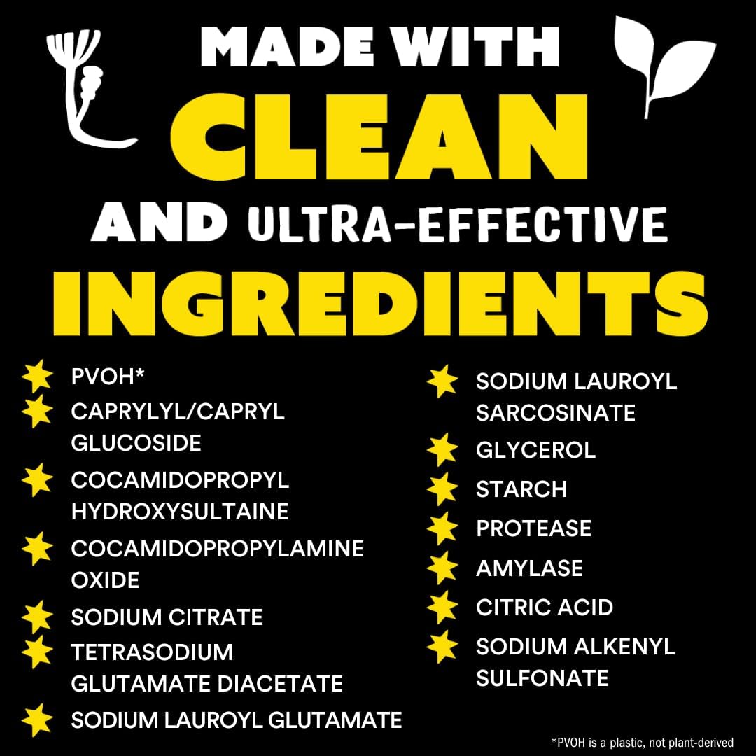 Molly’s Suds Laundry Detergent Sheets | Gentle on Sensitive Skin, Powerful Bio-Based Enzymes, Stain-Fighting | Liquidless & Plastic-Free Packaging | 120 Loads (Unscented)