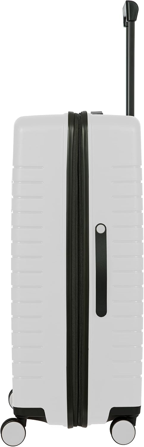Bric's B|Y Ulisse Spinner Suitcase, Expandable Hard Shell Luggage with TSA Lock and Smooth 360° Wheels 28" – White