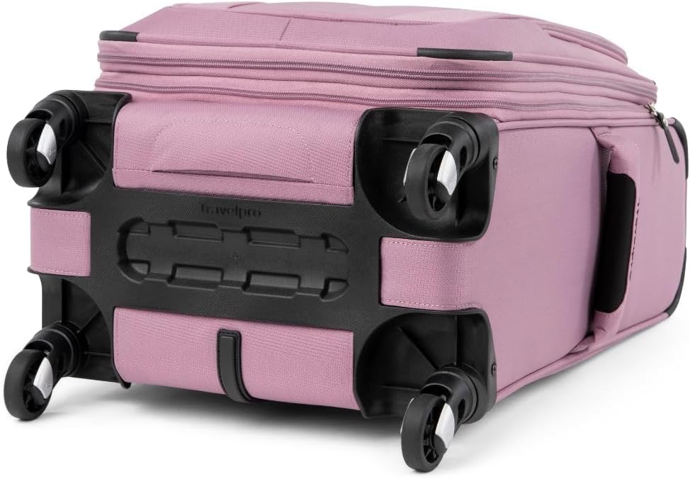 Travelpro Maxlite 5 Softside Expandable Luggage with 4 Spinner Wheels, Lightweight Suitcase, Men and Women, International, Orchid Pink Purple, Carry-on 21-Inch