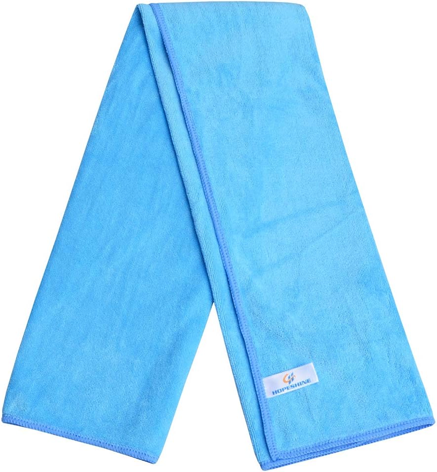 HOPESHINE Gyms Towels for Men & Women Microfiber Exercise Fitness Home Absorbent Sweat Yoga Towels Sports Towels Soft Fast Drying 16inch x32inch 3-Pack