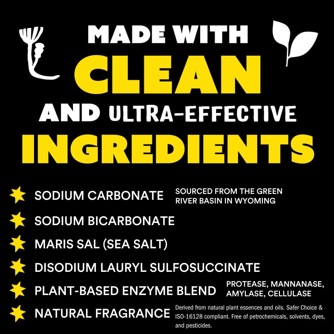 Molly's Suds Active Wear Laundry Detergent | Extra Strength Sport Laundry Powder, Stain Fighting for Performance Fabrics and Sensitive Skin | 120 Loads